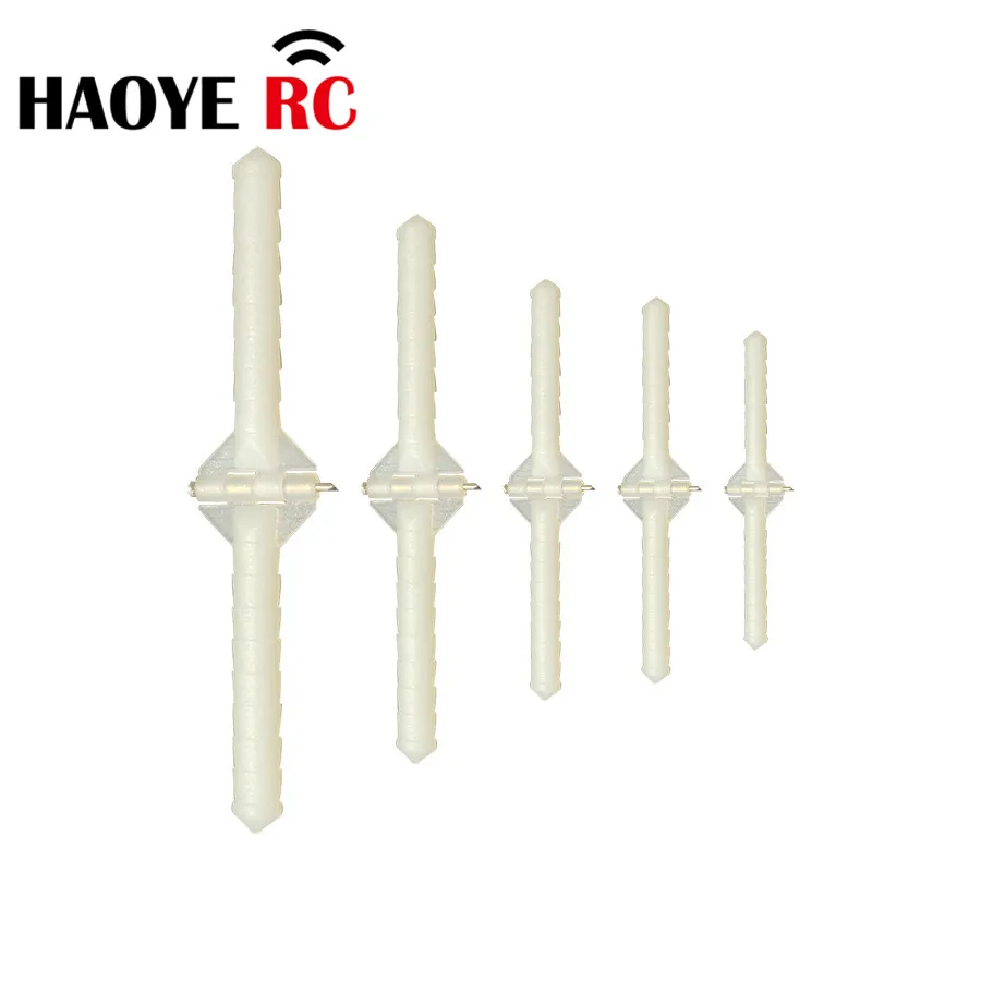 Haoye 20 pcs Plastic Needle  Round Hinges Stick Pivot Stitch Pinned  For RC Electric Airplanes Parts Foam Model Replacement