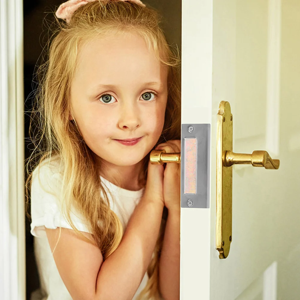 

2pcs Stainless Steel Strike Heavy Duty Reinforcement Kit For Front Door Garage Door Hole Filler Plate Security Plate