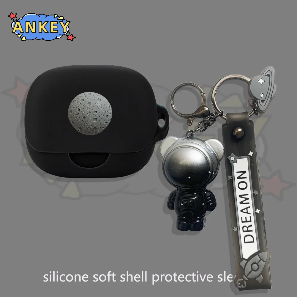 Per Anker Soundcore AeroFit Pro custodia blu astronauta auricolare custodia in Silicone auricolari custodia protettiva morbida auricolare pelle