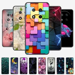 For Honor Magic7 Lite 5G Case Cool Black Silicon Soft TPU Phone Cases for Honor Magic 7 Lite 7Lite Protective Back Shell Cover
