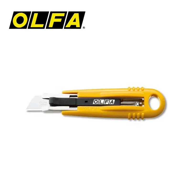 OLFA SK-4 Self-retracting Safety Knife Cutter Utility Knives Unpacking Paper Cutting Tools Matched Trapezoidal Blade SKB-2/5B