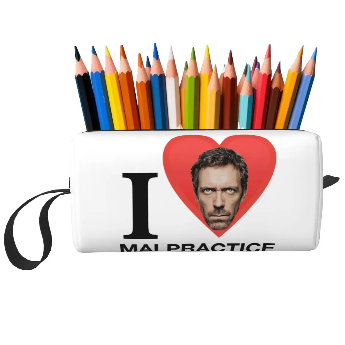 

House MD Malpractice Enthusiast Merch пенал для мальчиков и девочек подарки коробка для ручек сумка-карандаш дорожная женская косметичка-органайзер чехол