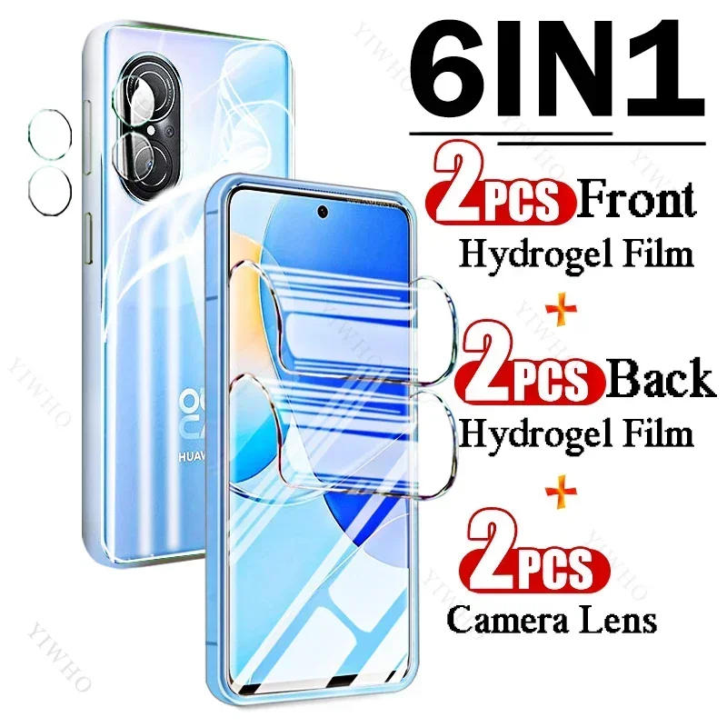 9in1 Full Covers Front Back Hydrogel Film for Huawei Nova 9 SE 5G Fingerprint Screen Protectors for Huawei Nova9 S E Camera Lens