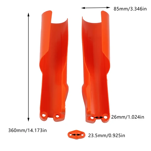 Imagen 2 del producto Para KTM EXC Enduro motocicleta horquilla protección amortiguador protector SX SXF XC XCF XCW XCFW 125-500 2016-2024 Dirtbike Motocross