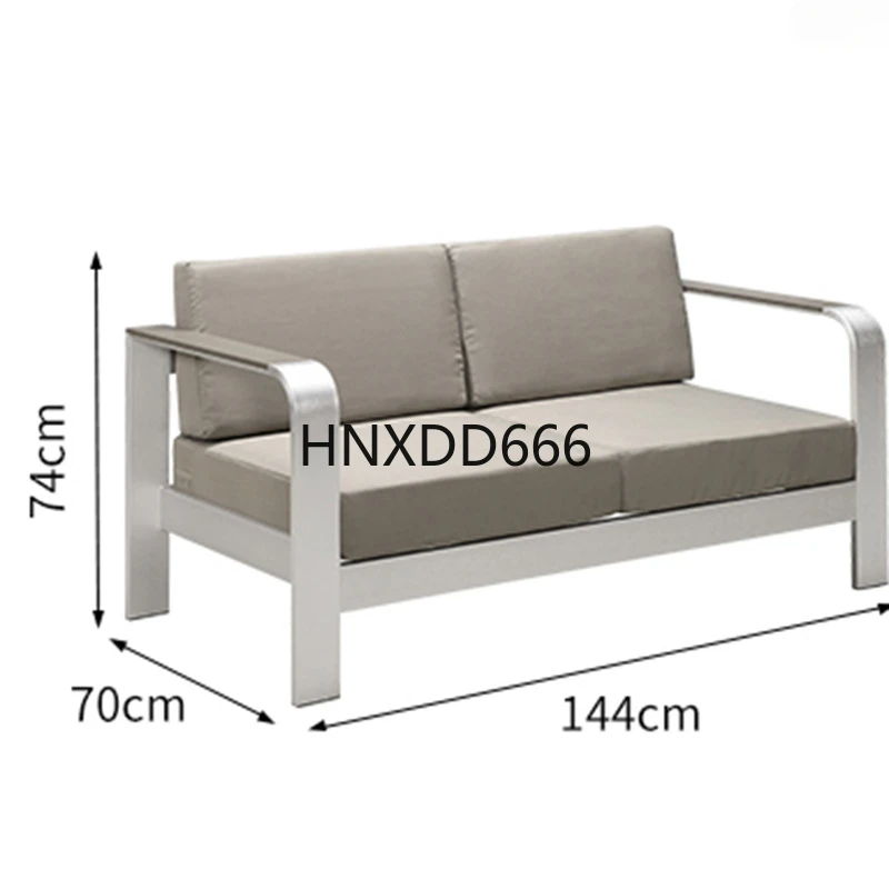 

Italian Style Simplicity Designer Garden Sofas Luxury Leisurely Courtyard Villa Garden Sofas Relax Outdoor Furniture Divano