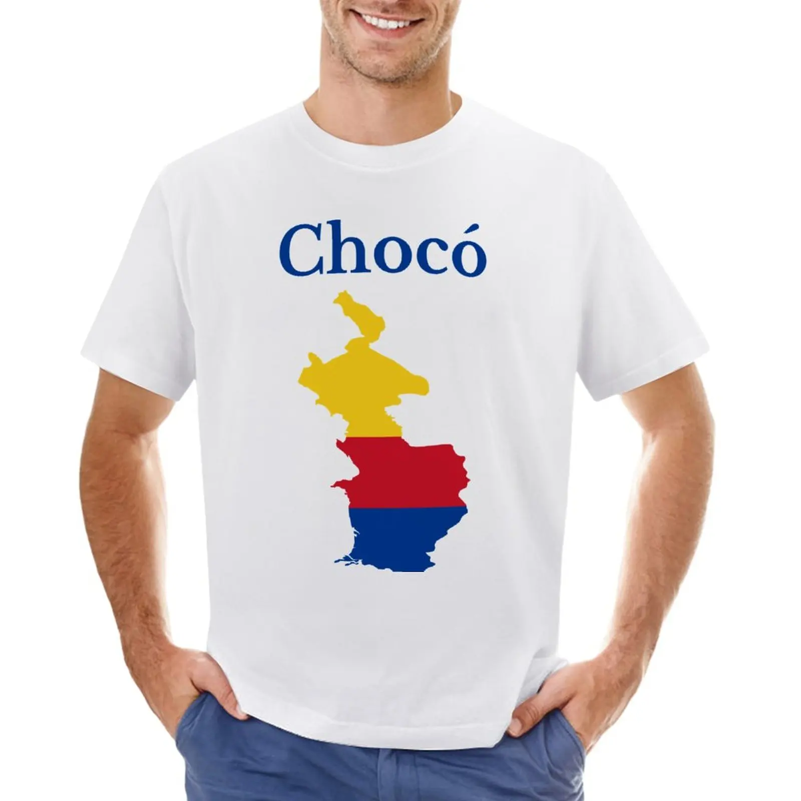 

Choco Department Map, Colombian Department T-Shirt cute tops Aesthetic clothing mens champion t shirts