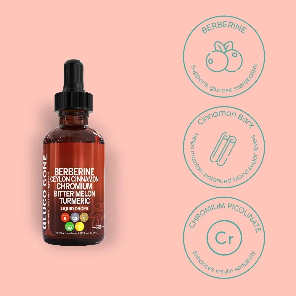 CardioMetabolic Duo | For Circulation & Blood Sugar Support Liquid Drops [Vascu Glow & Gluco Gone]