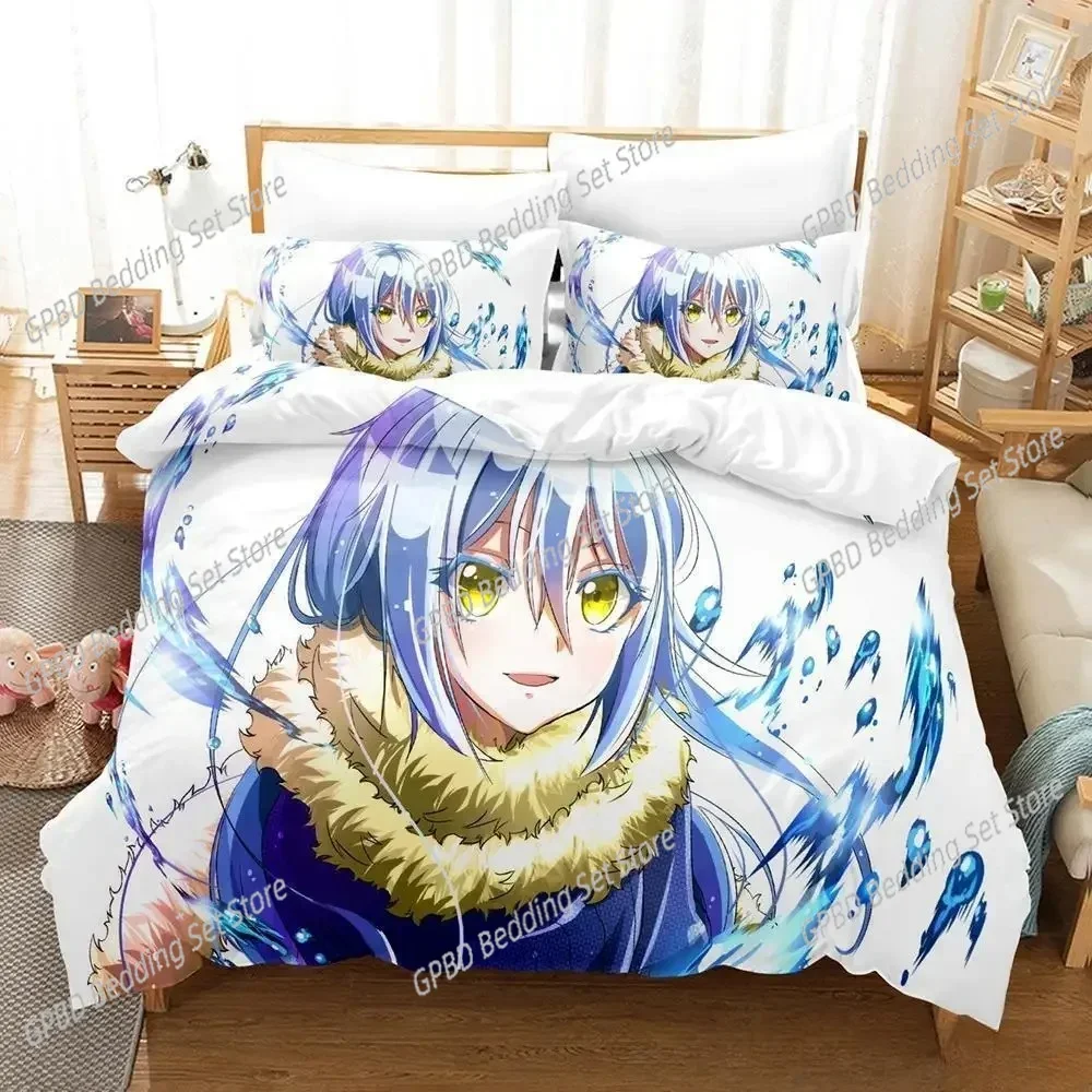 That time i got reincarnated as a slime 3D NEW Duvet Cover Pillowcase Bedding Set Adult Boy Girl Bedroom Children Single Double