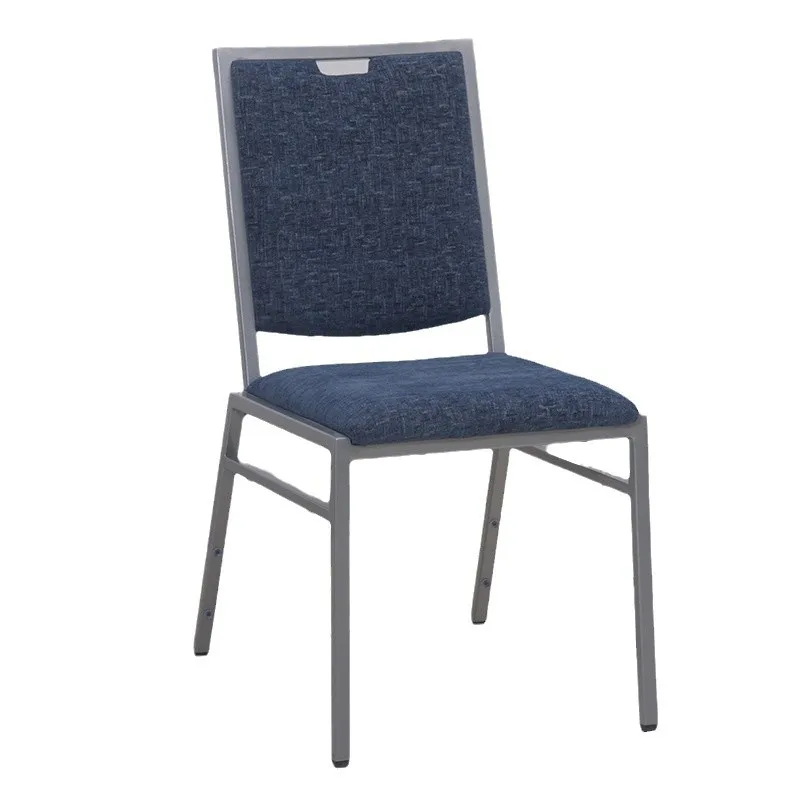 Factory direct sales foreign trade quality hotel wedding banquet, conference chair iron tube aluminum alloy hotel chair