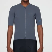 SPEXCEL-camisetas de Ciclismo de manga corta con cuello sin costuras, ropa deportiva de tejido UPF 50 + Pro Aero Fit, color gris claro, novedad de 2022