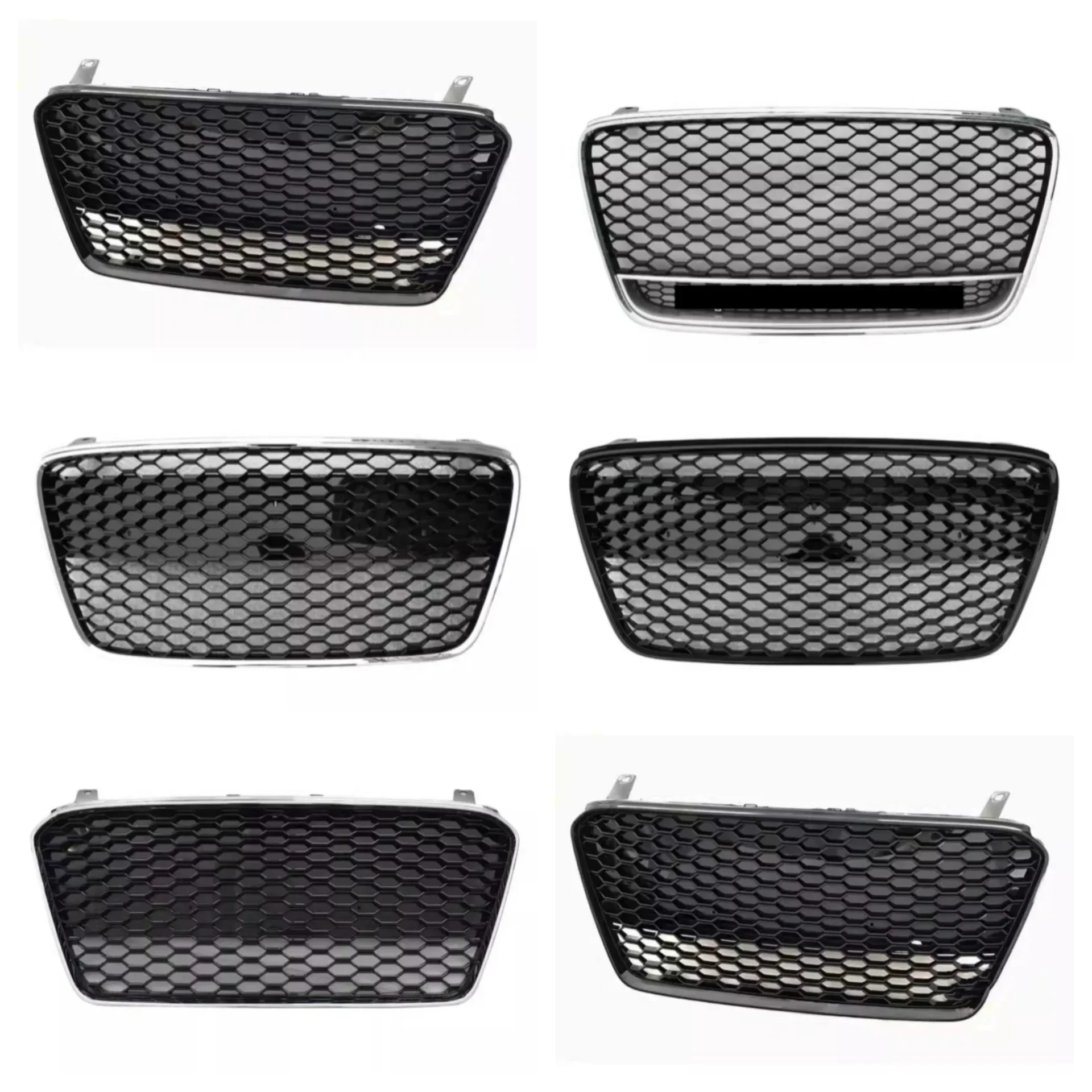 

Body Kit Radiator Grille for Audi R8 07-16 Convert RSR8 Style Black Net Car Accessories
