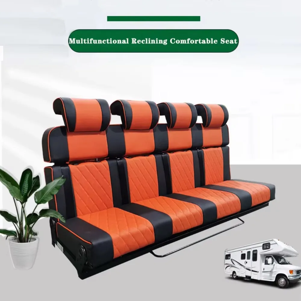 Hot Selling Comfortable Folding Leather Seat for Iveco Business Car RV Camper Van with Foldable Reversing Bed Feature