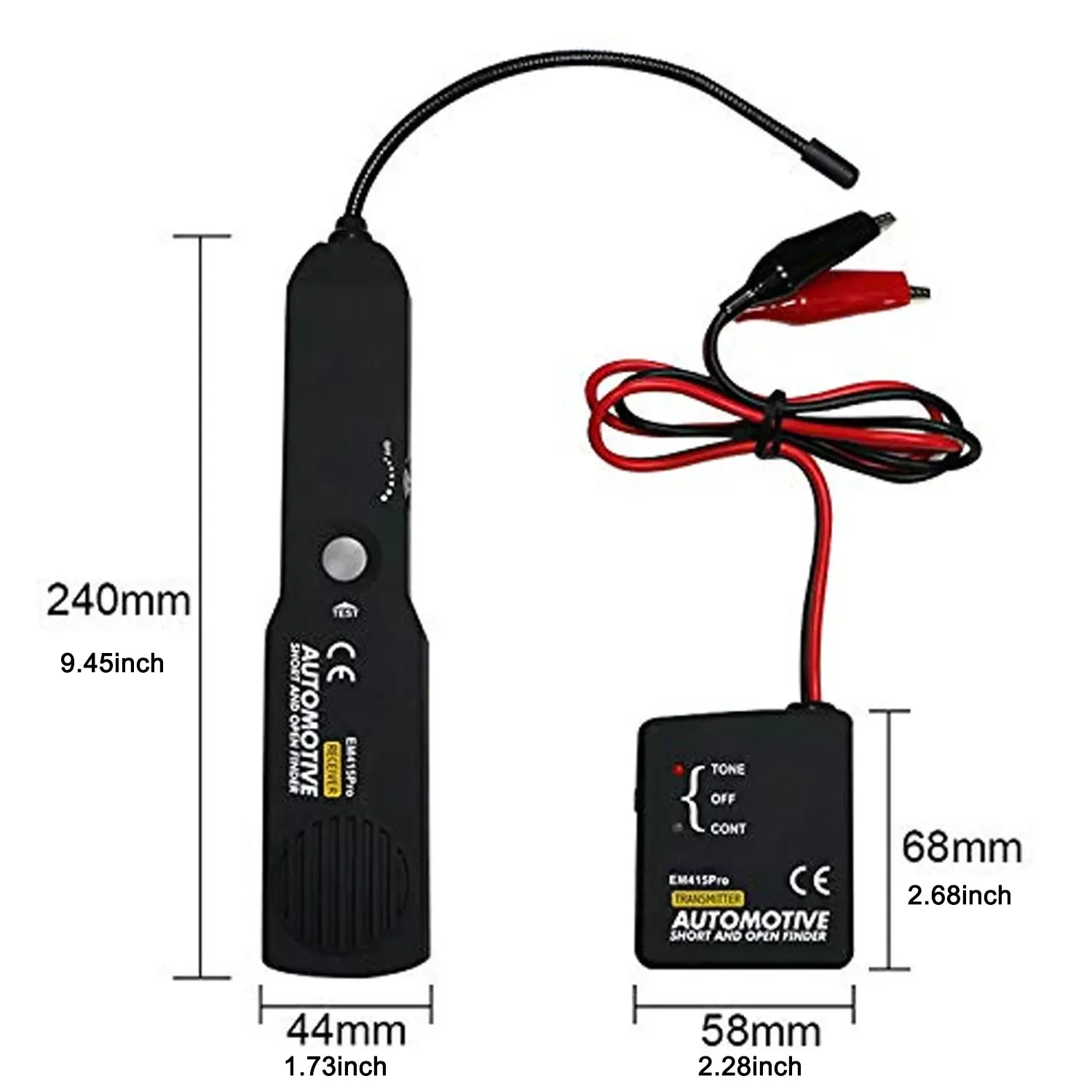 EM415PRO Automotive Short Cable Tracker & Open Wire Finder Universal EM415 PRO 6-42V DC trova cavo di cortocircuito per auto