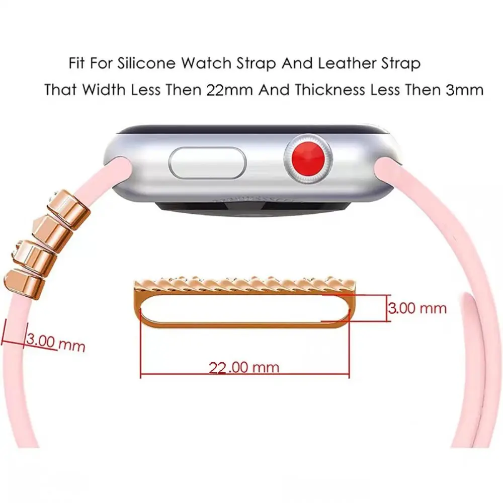 Diamond Watch Band Decorative Nails New Alloy Brooch Wristbelt Charms Watch Band Ornament Strap Accessories