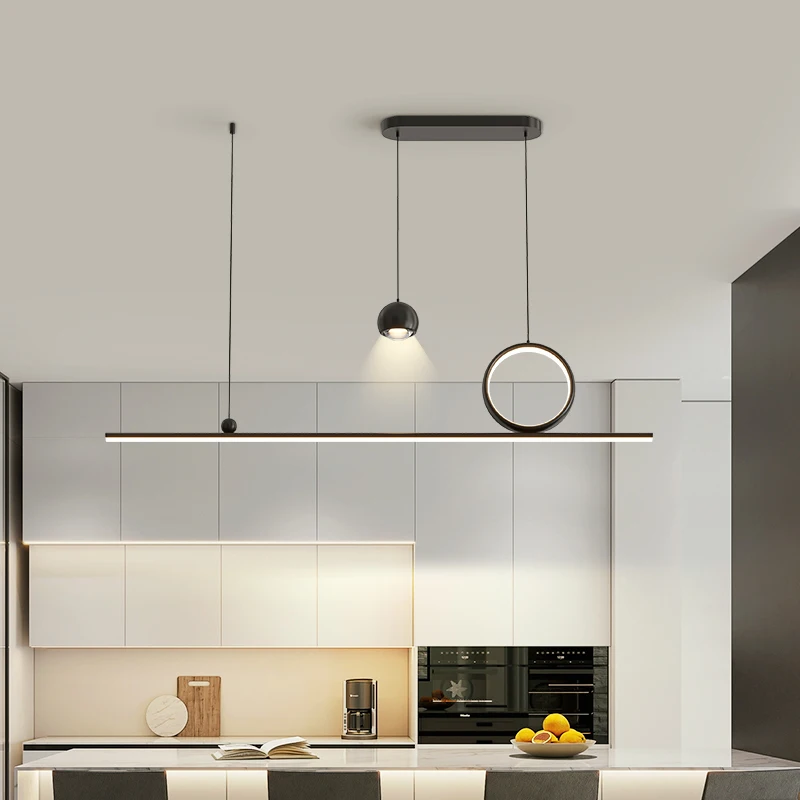 

Modern Minimalist Pendant Lamp for Dining Room Table Kitchen Island Office Simple LED Pendant Lights Home Decor Lighting Fixture