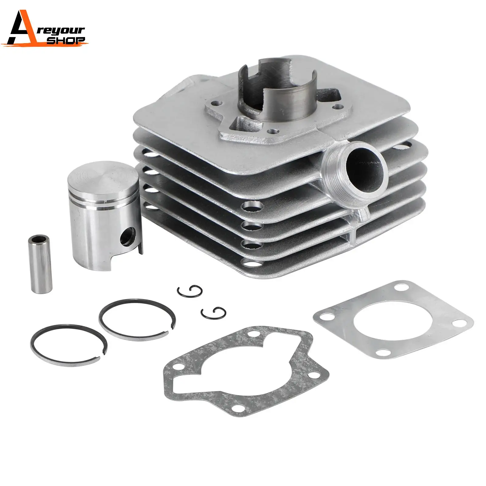 Areyourshop 41mm Cylinder Piston Gasket Kit 60cc for Simson S51 SR50 KR51 KR51/2 Schwalbe