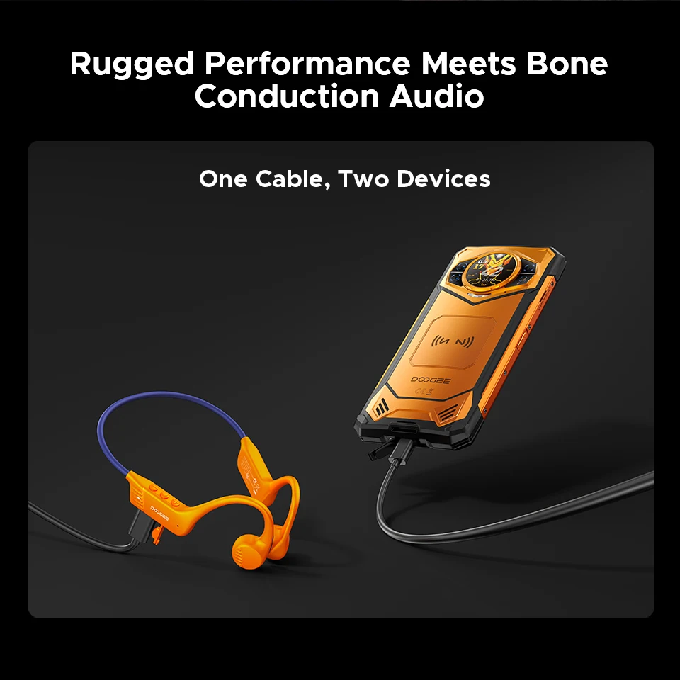 Doogee S200E 5g Rugged Phone 1.32" Amoled Rear Display 48Gb Ram(8Gb+40Gb) 256Gb Rom 10100Mah Ai Triple Camera Android 16 Mobile Phone