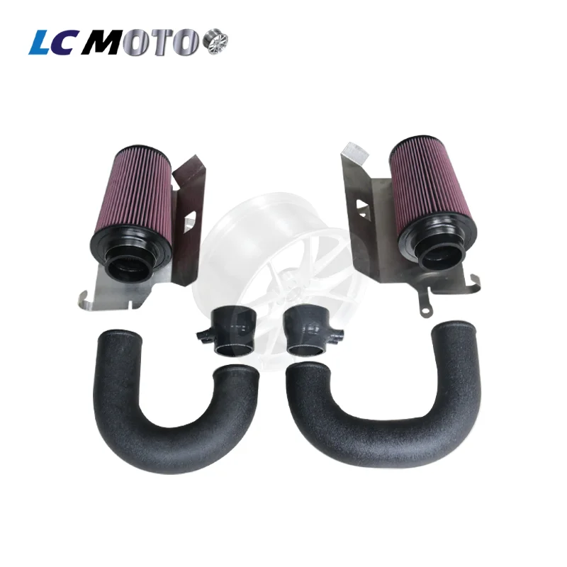 80MM High Flow Air Intake Pipe Kit For Mercedes W205 C63 C63S GLC63 AMG M177