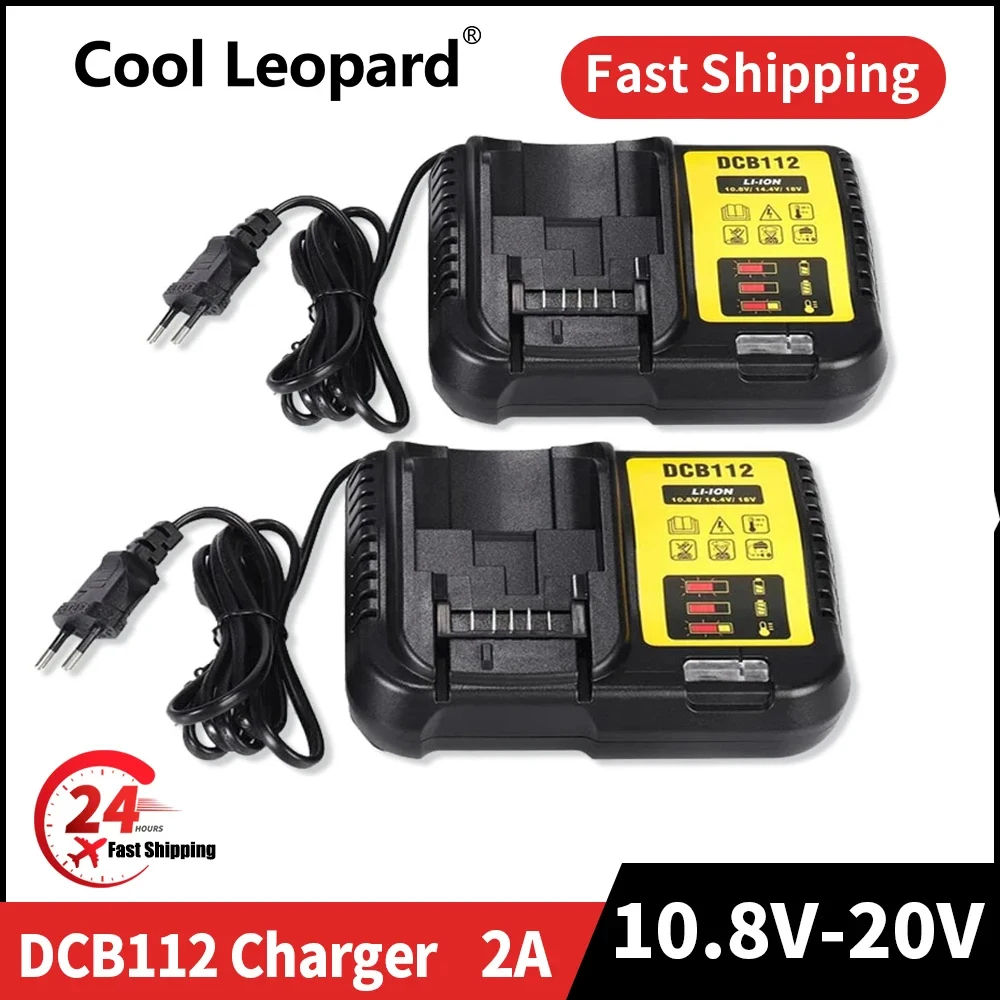 

DCB112 DCB118 Lithium Battery Charger For Dewalt 10.8V 12V 14.4V 18V 20V DCB206 DCB205 DCB204 DCB203 DCB120,DCB107 DCB115 DCB105