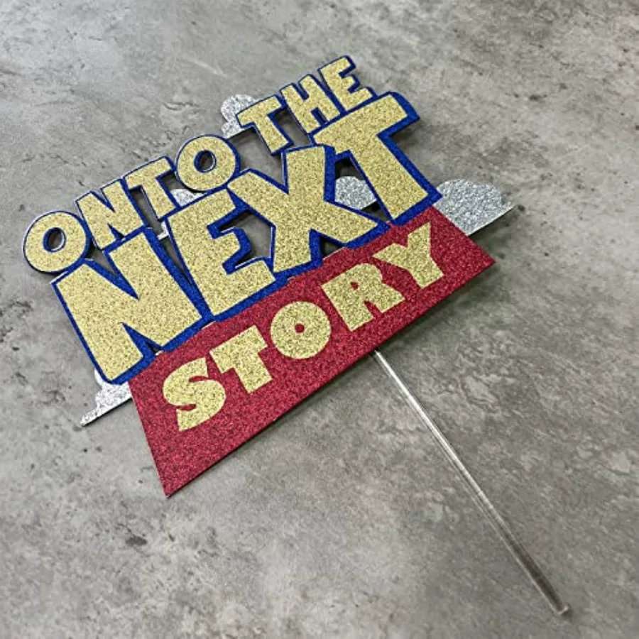 على القصة التالية كعكة Topper2025 كعكة التخرج توبر لعبة مستوحاة من قصة موضوع غراد ديكور حفلات المدرسة الثانوية كلية