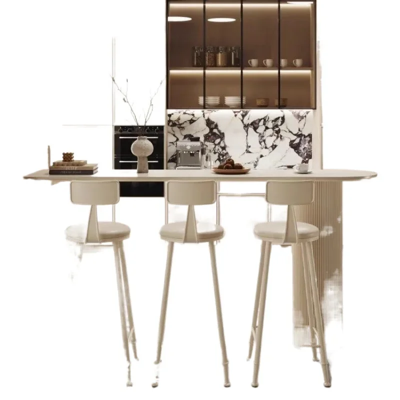 

Table household living room kitchen partition bar balcony against the wall pass small apartment high table