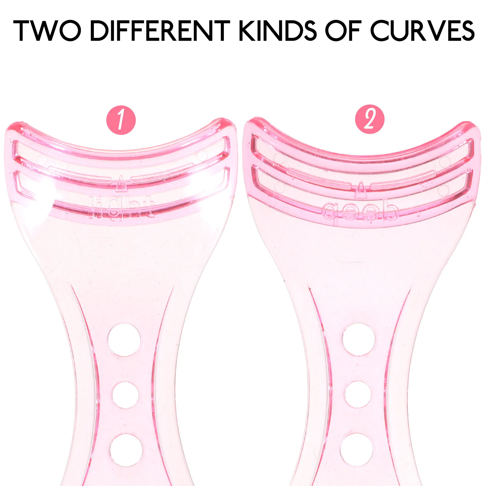 アイライナーシェイパー 8*3.5 センチメートル女性のメイクアップツール初心者のための曲線デザイン女性のアイライナーテンプレート女性アイラインステンシル