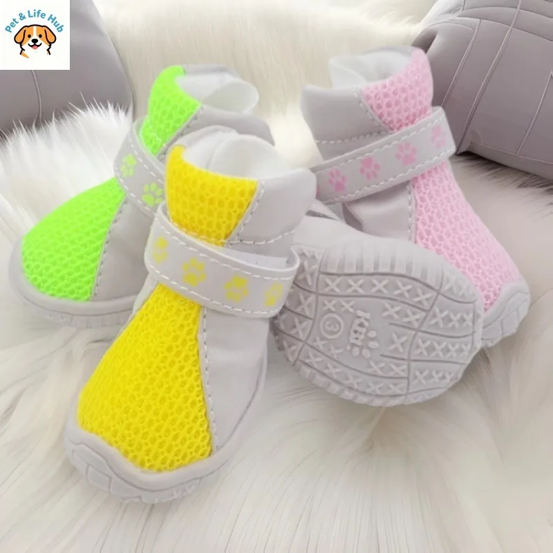 

Pet shoes - breathable mesh shoes for spring and autumn, dog shoes, cute little sports shoes Pet supplies