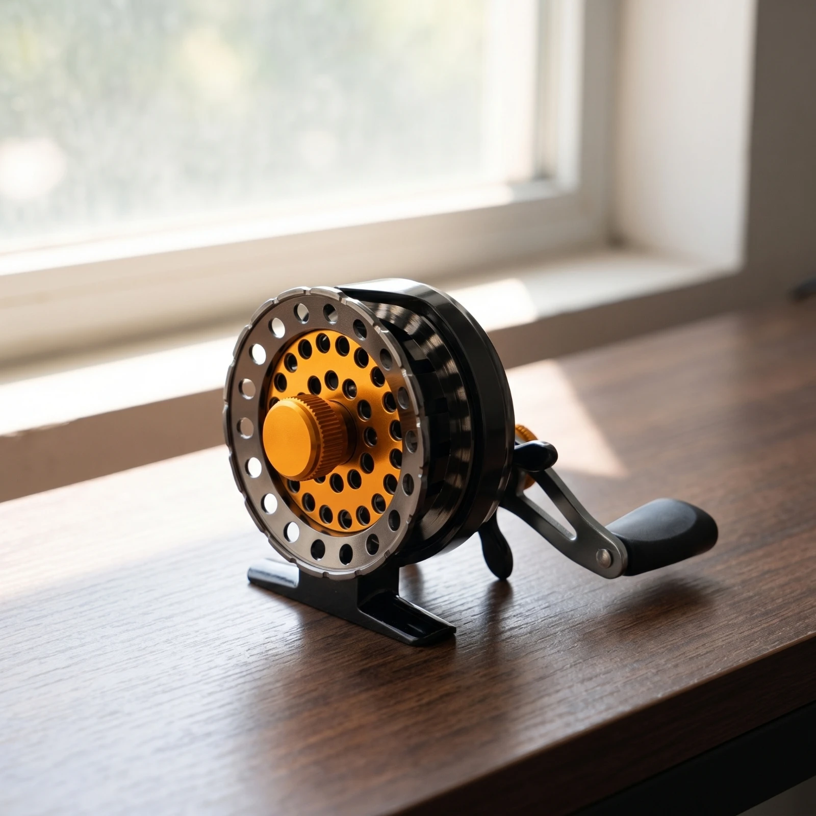 Raft Fishing Reel Round Reel with Side Crank Ergonomic Smooth for Anglers