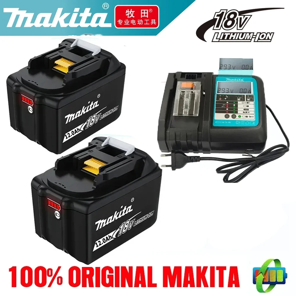 

100% Makita Replacement 18V 18.0Ah Battery For BL1830 BL1830B BL1840 BL1840B BL1850 BL1850B rechargeable battery LED indicateur