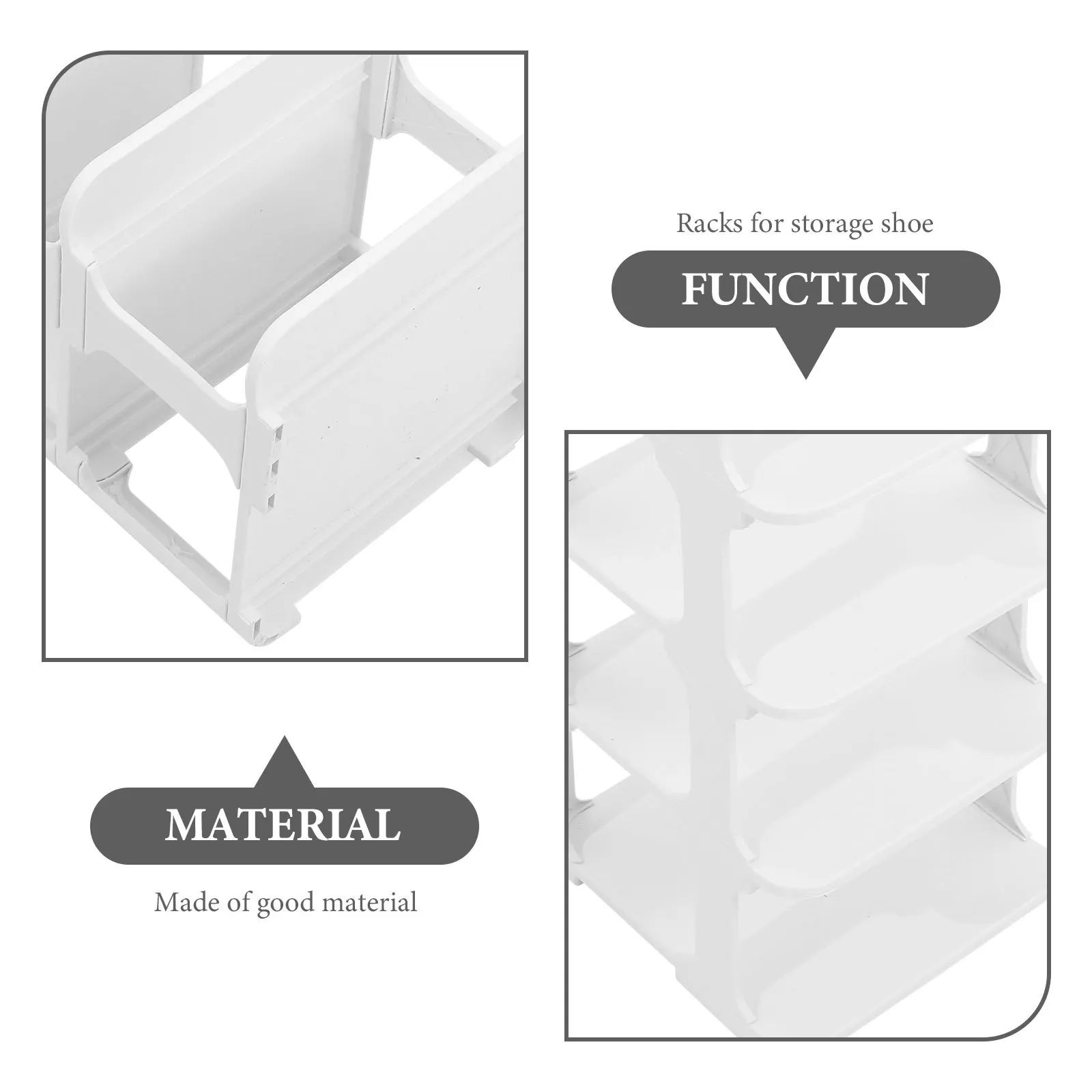 

Alipis 7 Tier Shoe Rack Narrow Vertical Organizer Free Standing Storage Shelf for Small Spaces Entryway Bedroom Closet White