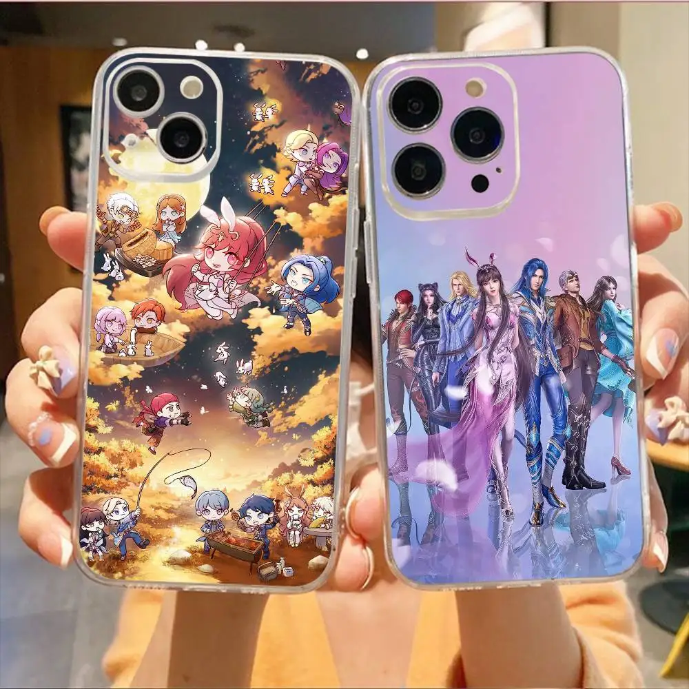 

Soul Land Phone Case For iPhone17,16,15,14,13,12,11 Plus,Pro Max Soft Transparent Cover