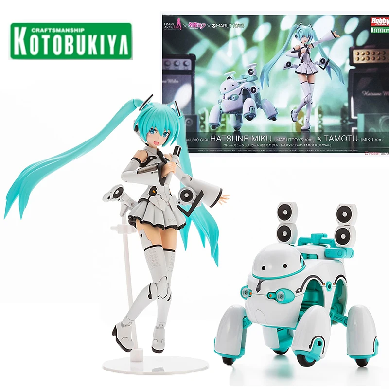 Kotobukiya Plastic Model Kit Frame Music Girl Hatsune Miku Maruttoys Ver. & Tamotu Miku Ver. Action Figure Collectible Gifts