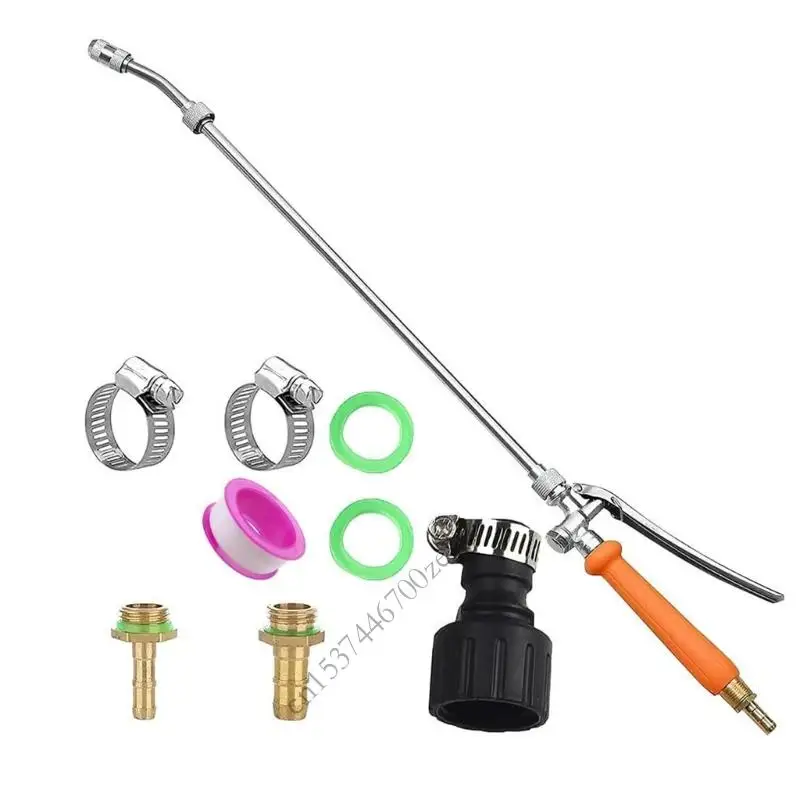 

Stainless Steel Detachable Extension Rod Sprayed Guns For Car Waxing And Garden Cleaning With Adjustable Misting Nozzle P9YB
