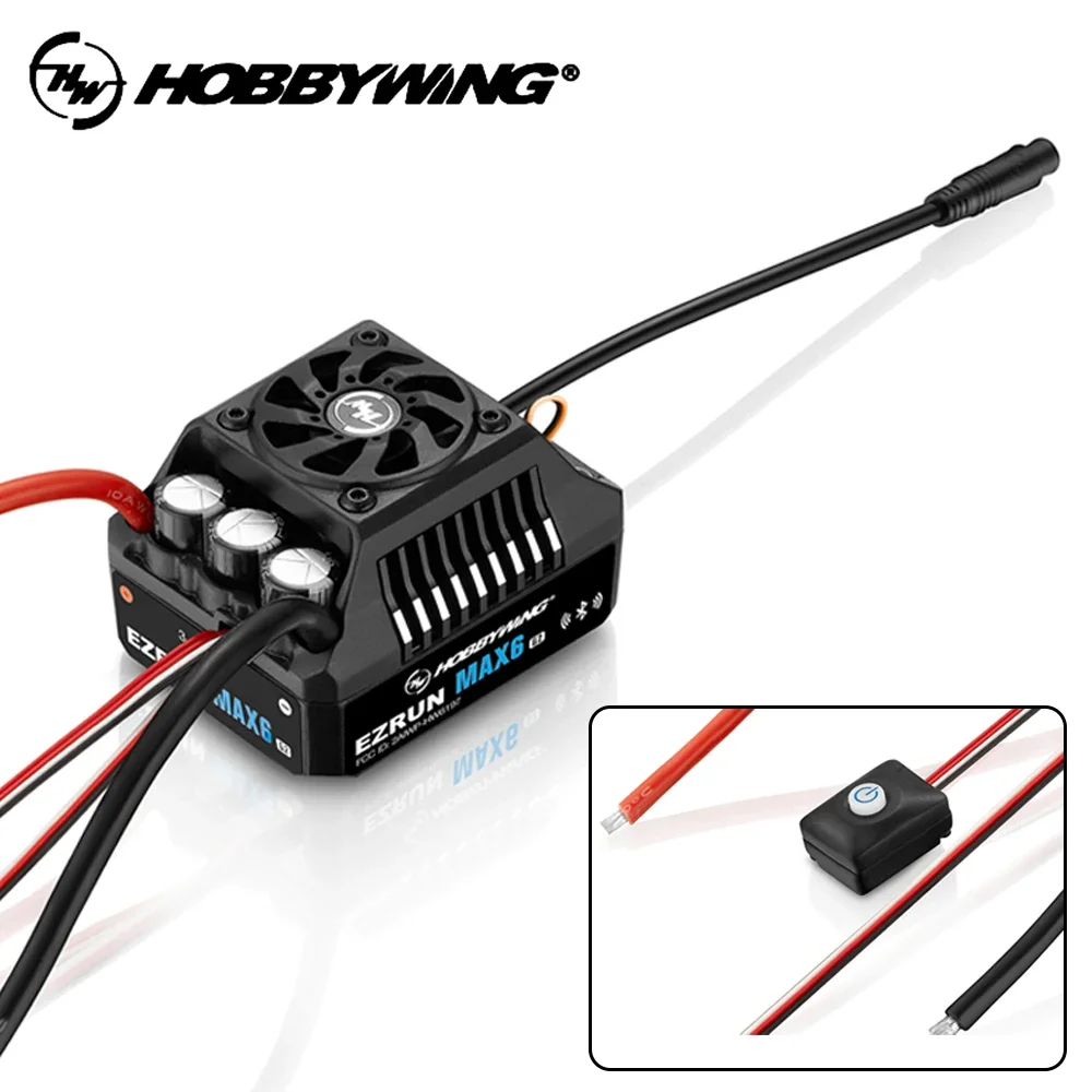 Hobbywing EzRun MAX6 G2 200A ESC 4990 1650KV bezszczotkowy silnik do RC akcesoria samochodowe