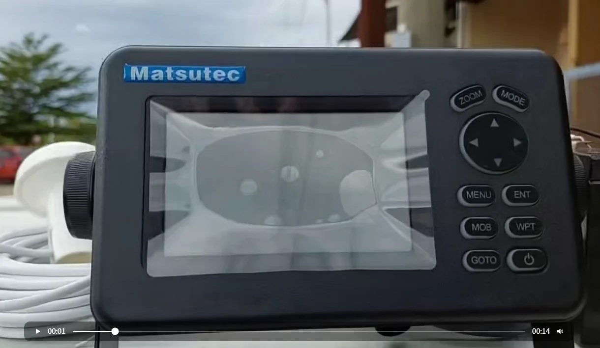 Matsutec HP-528A AIS Transponder Combo GPS Navigator with GPS antenna
