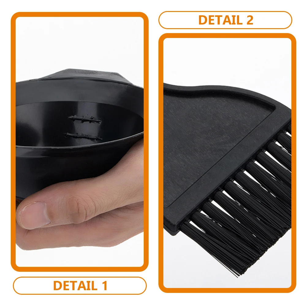 

1Set Hair Dye Bowl Set Durable Reusable Safe Easy to Use Compact Lightweight Travel Friendly Hair Coloring Accessories