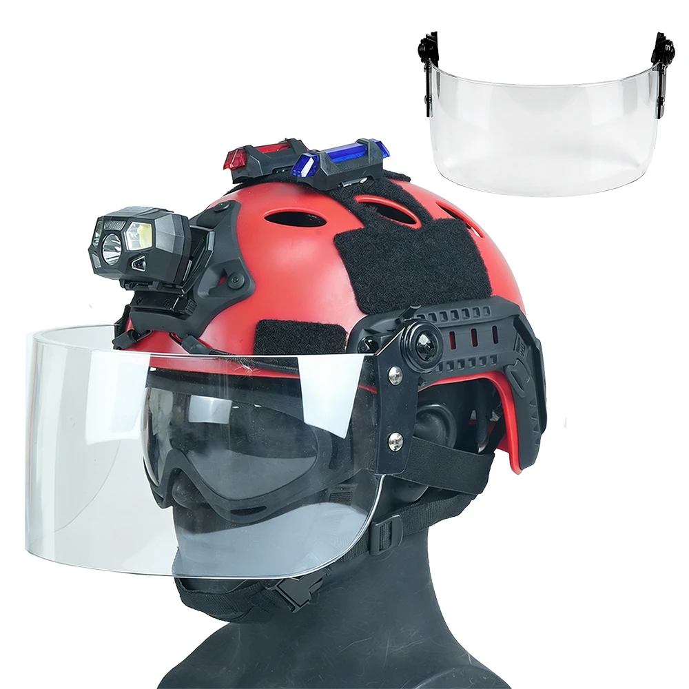BOOIU FAST Helmet Protective Face Mask High Quality Lightweight  Equipment MICH2000 Anti-Riot Face CS Tactical Shooting Outdoor view 3