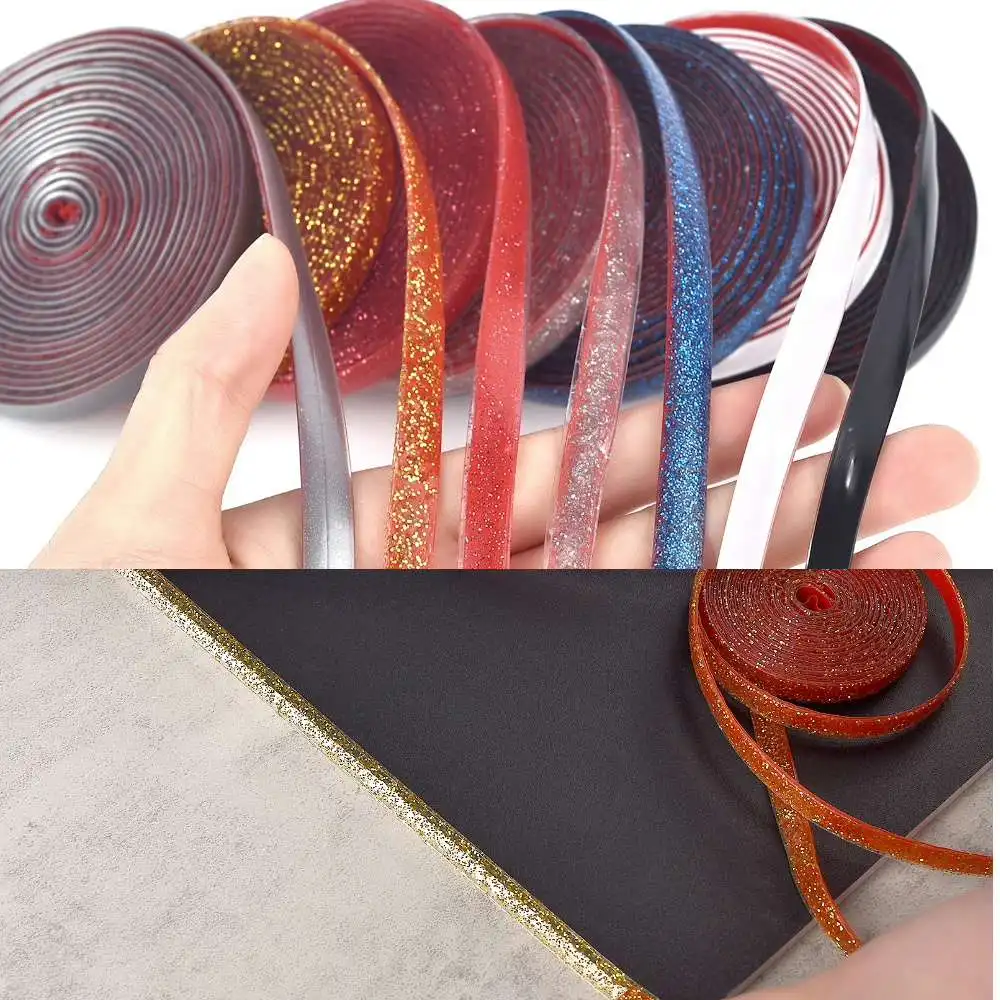 8mm 5M Ceramic Tile Mildewproof Gap Tape Decor Gold Silver Black Self Adhesive Wall Tile Floor Tape Sticker Home Decorations