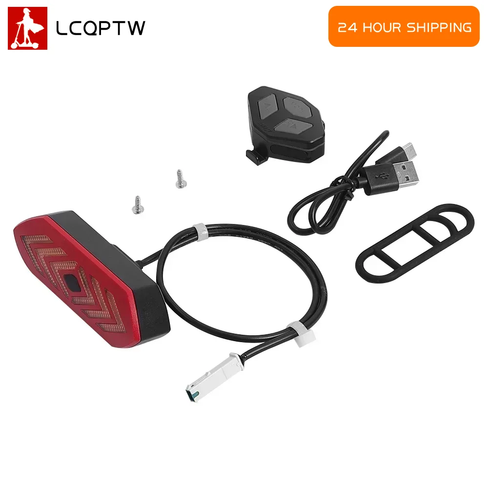 

Светодиодный задний фонарь с дистанционным управлением для самоката Ninebot Max G30, водонепроницаемый, с функцией поворотников, перезаряжаемый, аксессуар