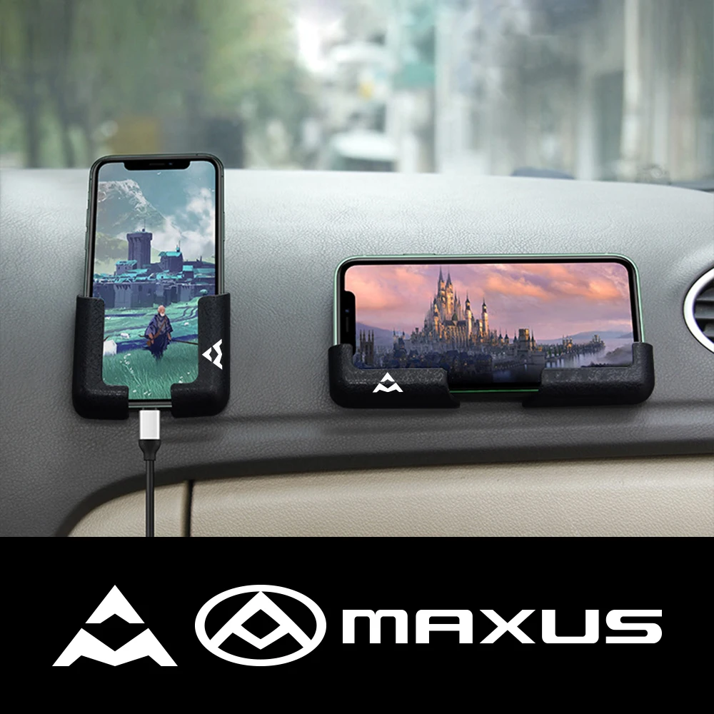 Car Phone Holder Mobile Mount Clip Holder For Maxus T60 D60 D90 2022 D20 G50 G10 G20 T90 V80 T70 V90 Auto Interior Accessories