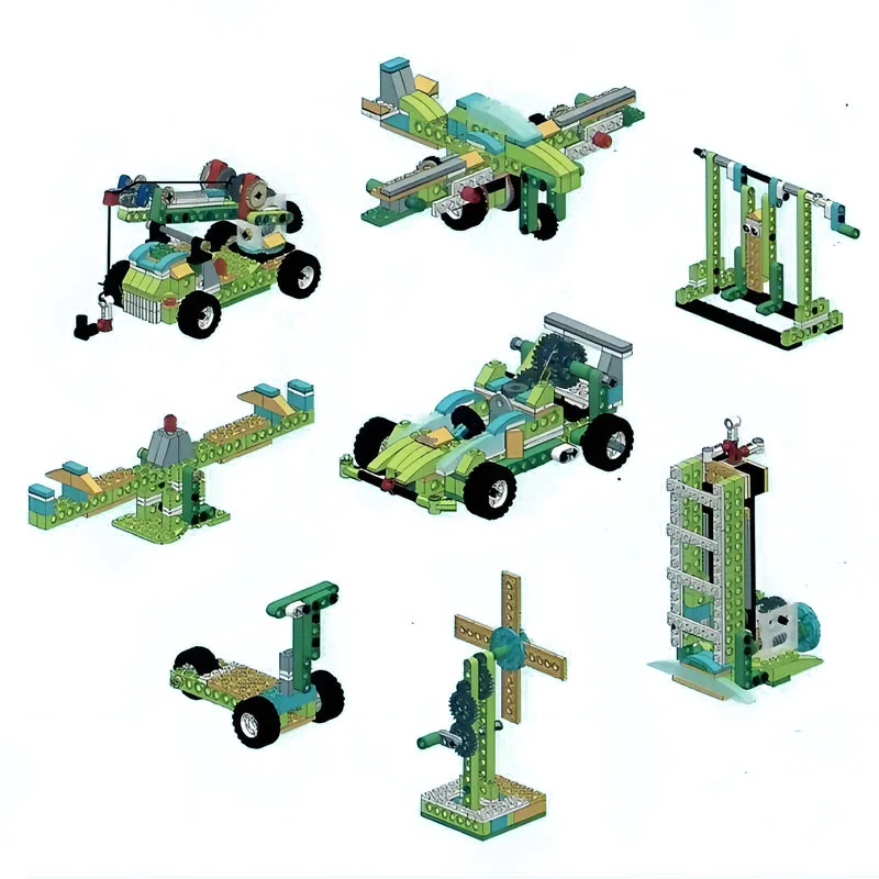 399Pcs Upgrade WeDo 2.0 Building Blocks Parts Pack fit for 45300 Core Set MOC Technical Bulk Spare Bricks Education Set DIY Toys