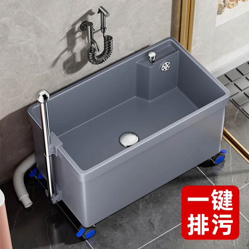 

Mobile mop pool Home balcony Wash mop pool Floor-to-ceiling toilet Sink Outdoor courtyard Mop pool Floor basin