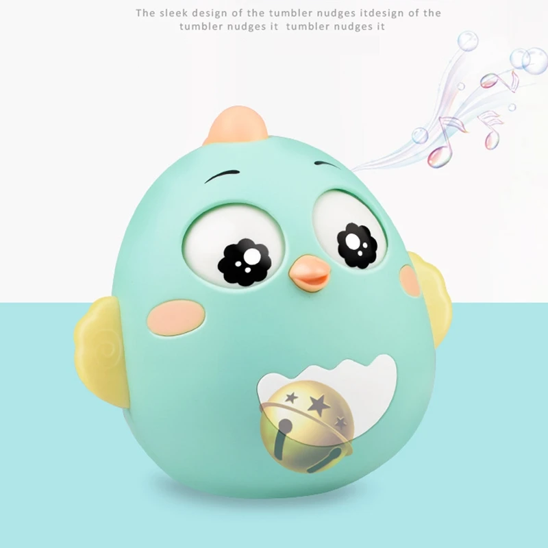 Cartoons Cute Chick Tumbler Toys Children's Gifts Education Puzzle Doll Tumbler For Newborns Gift