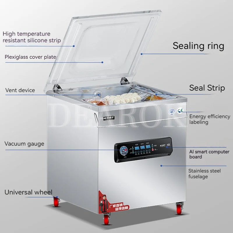 Vacuum Food Sealers Commercial Home Automatic Large Tight Packing Machine Sealing  Vacuum Sealing Machine Commercial Industrial