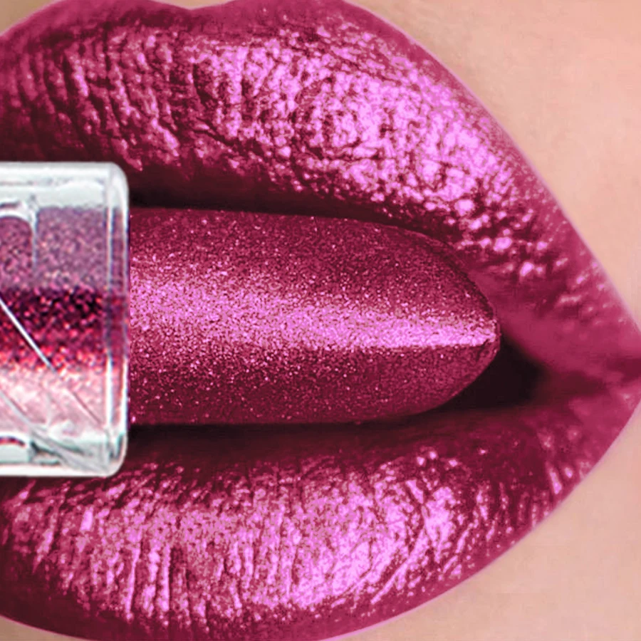 グリッターリップスティック 3 色保湿レッドローズスパークリングシャインリップ高着色リップティント仕上げリップ韓国メイクアップギフト