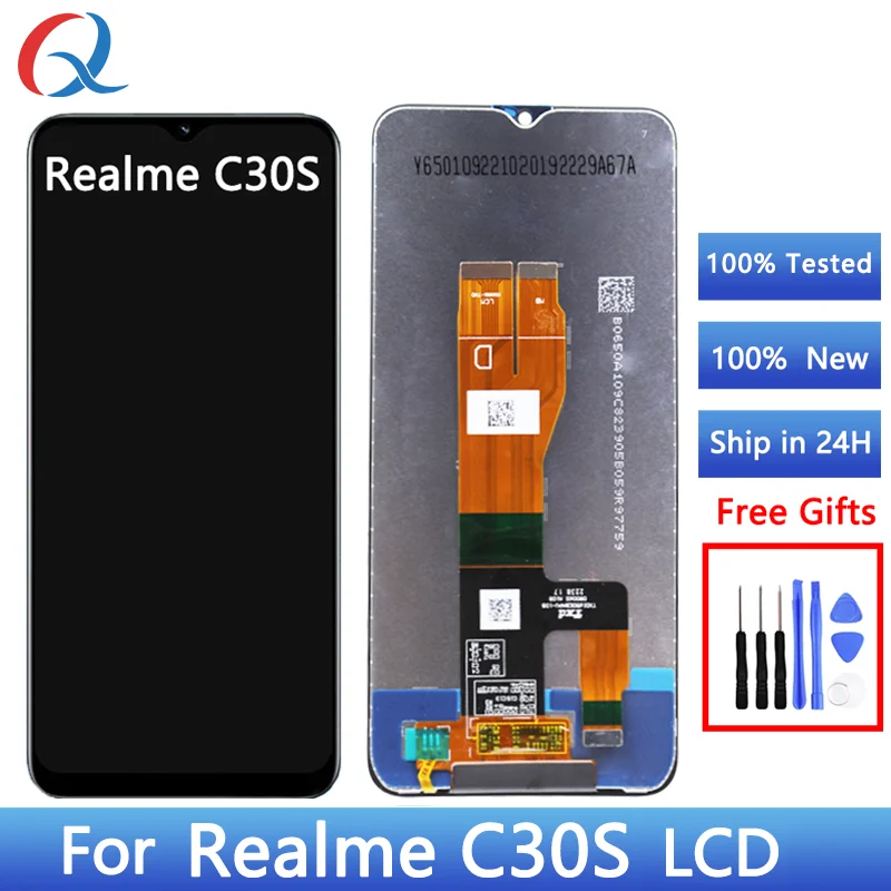 Original Display For Realme C30s screen Replacement Mobile Phone Lcds For Realme C30S lcd pantalla