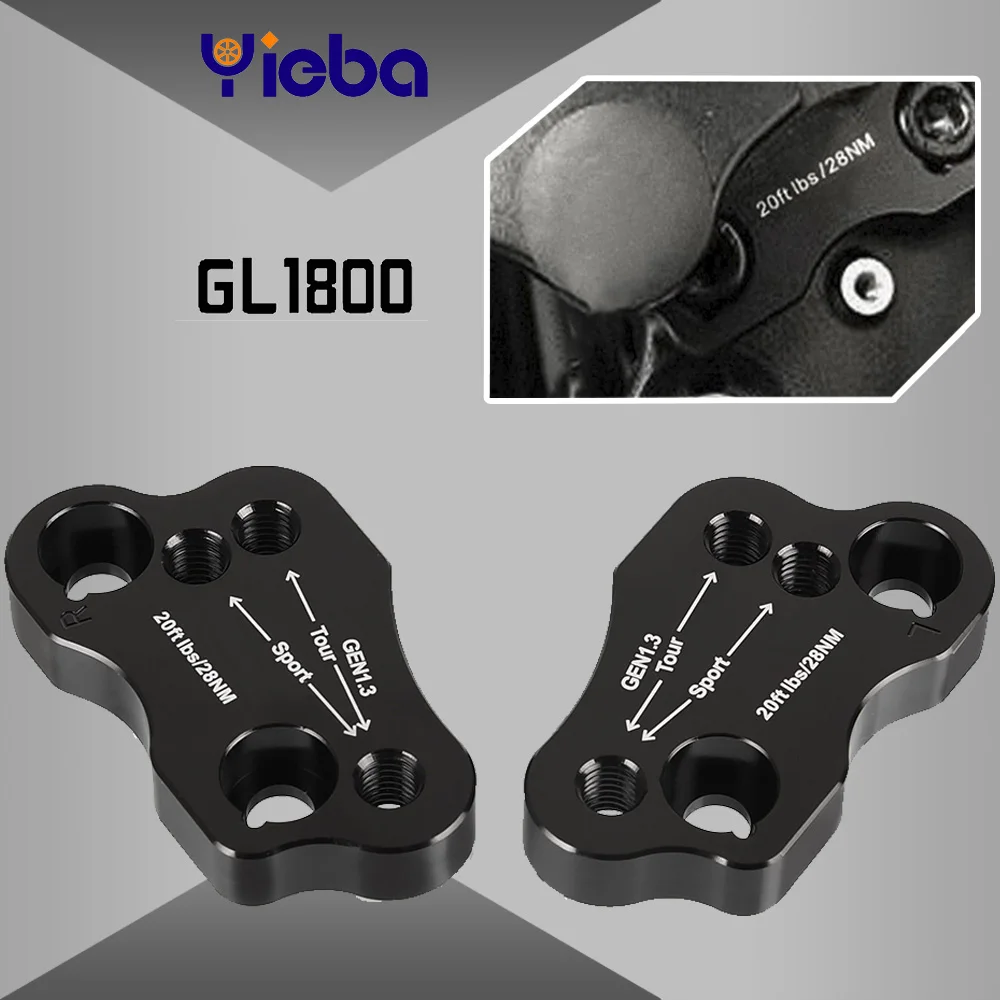 

For HONDA Gold wing 1800 GL1800 GL 1800 2018~2023 Motorcycle 2019 2020 2022 Handle Bar Clamp Raised Extend Handlebar Mount Riser