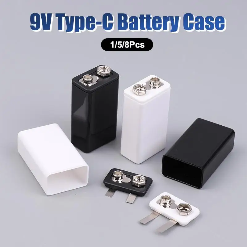 1/5/8pcs Type-c Battery Models: 6F22 Portable For Audio Equipment Professional Grade Studio Quality Stage