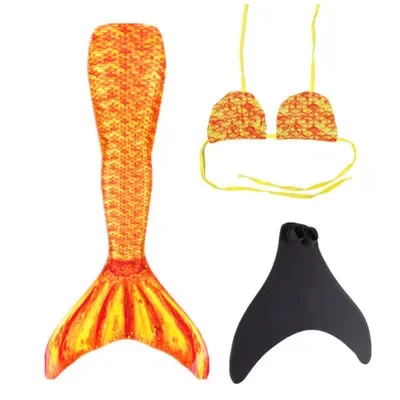 Nieuwe kinderen volwassen zwemmen zeemeerminstaart meisje moeder cosplay zeemeermin kostuum kinderen feestcadeau fantasie badpak met monovinvin