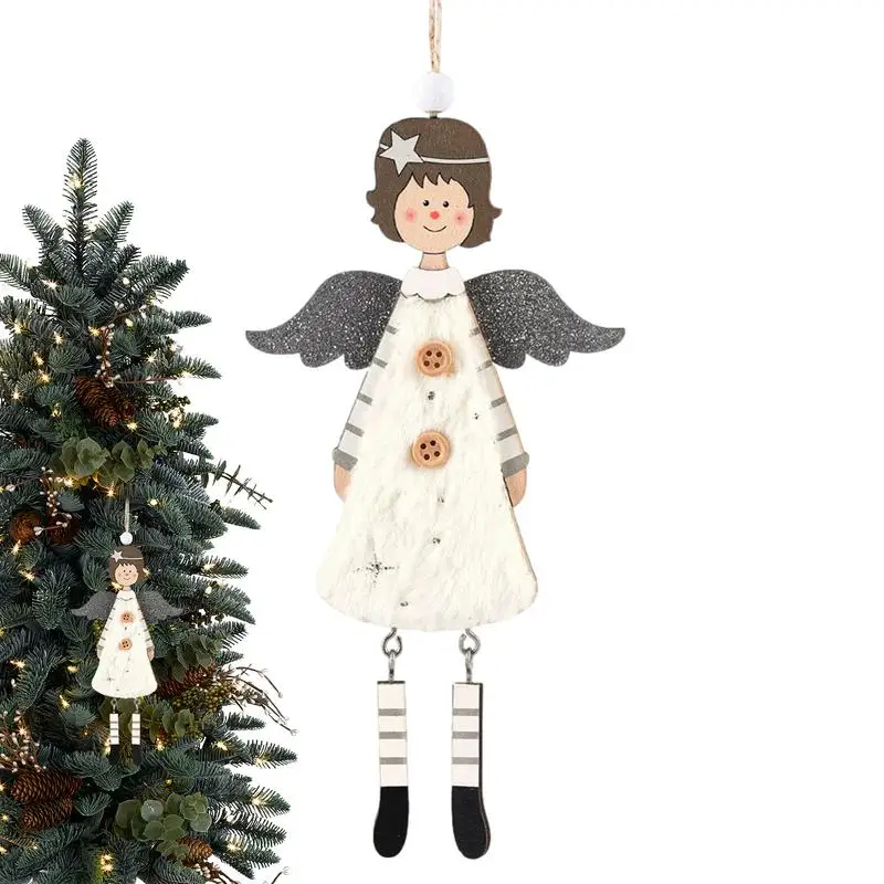 Adornos de ángel Adornos de árbol de Navidad de ángel Decoración navideña Crea un estado de ánimo navideño para el centro comercial Hotel Comedor en casa